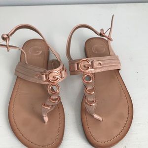 Guess sandals rose colored